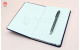 Impresión de Cuadernos de Marca con Estampación en Plata - Personalización de Journal con Cubierta de Cuero Tapa Dura