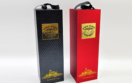 Weinverpackungsbox - Steife Faltbare Geschenkbox