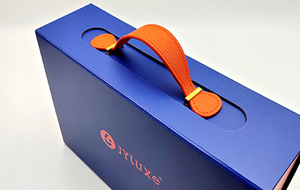 Poignée en Cuir Boîte Rigide Pliable - Fabricant Chinois d'Emballage Personnalisation