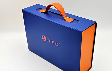 Poignée en Cuir Boîte Rigide Pliable - Fabricant Chinois d'Emballage Personnalisation