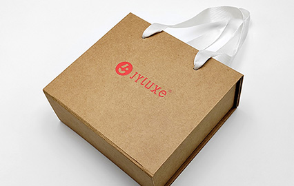 Boîte Cadeau en Papier Kraft Personnalisée - Emballage Rigide en Papier Kraft