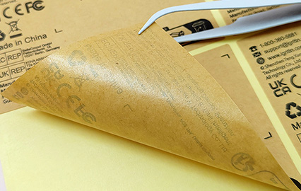Kraftpapier-Etiketten - Öko-Aufkleber