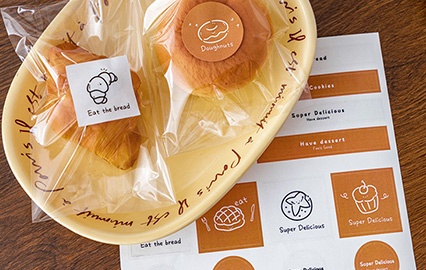 Etiquetas para Envases de Panadería - Pegatinas para Pasteles