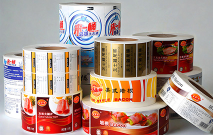 Maßgefertigte Verpackungsetiketten für Gastronomie