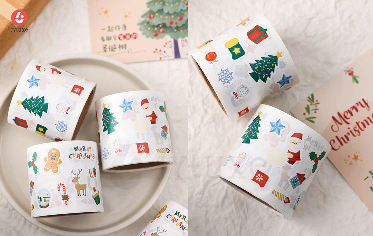 Bulk Printed Christmas Stickers