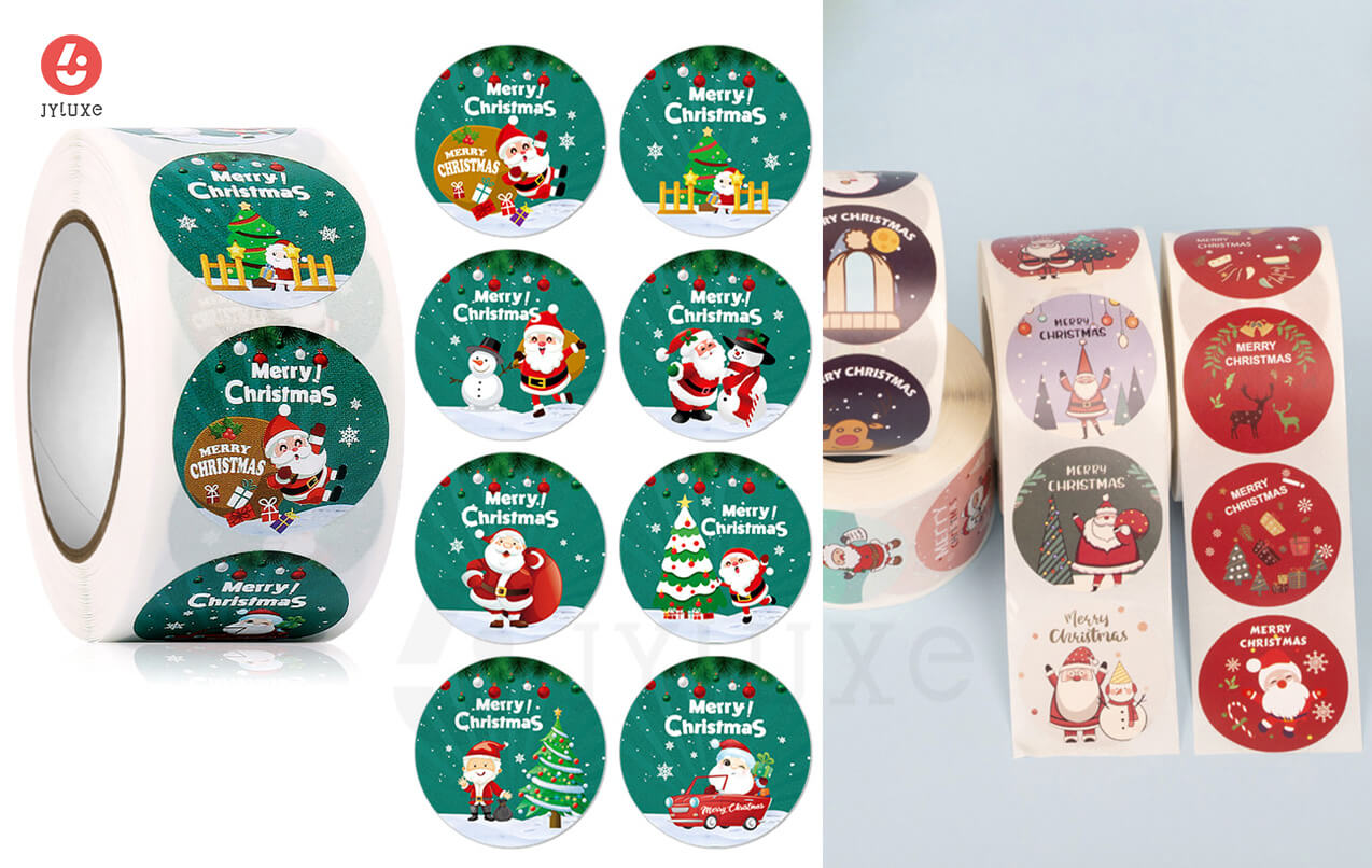 Bulk Printed Christmas Stickers