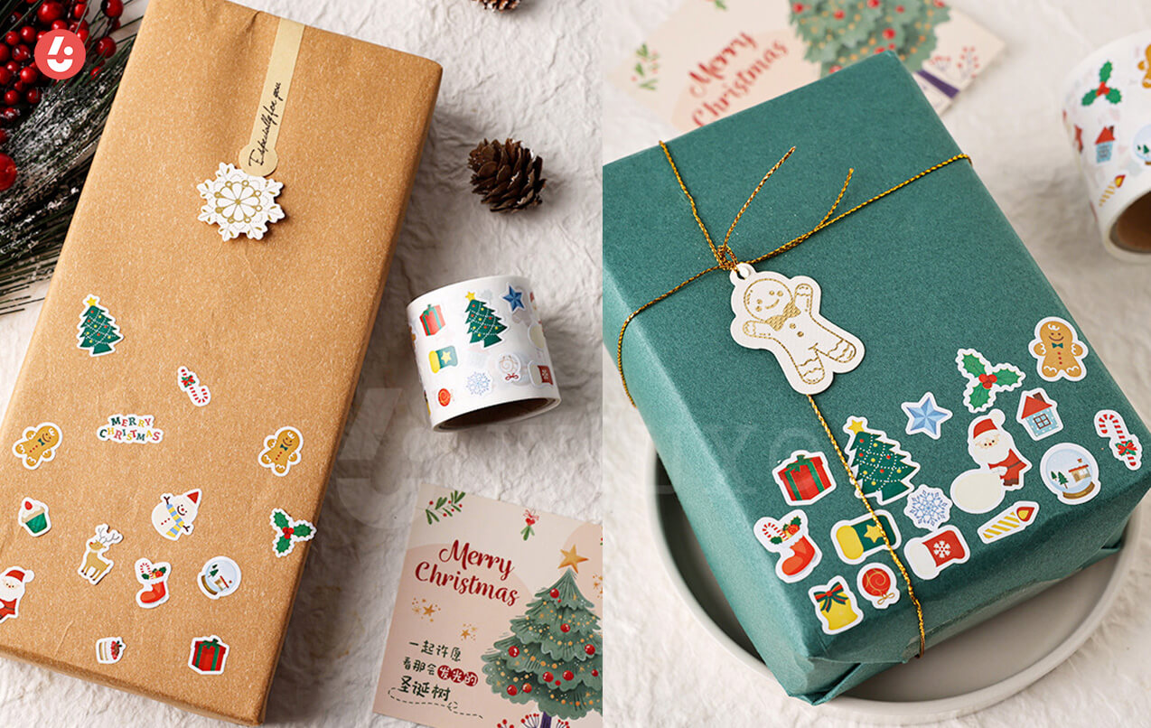 Bulk Printed Christmas Stickers