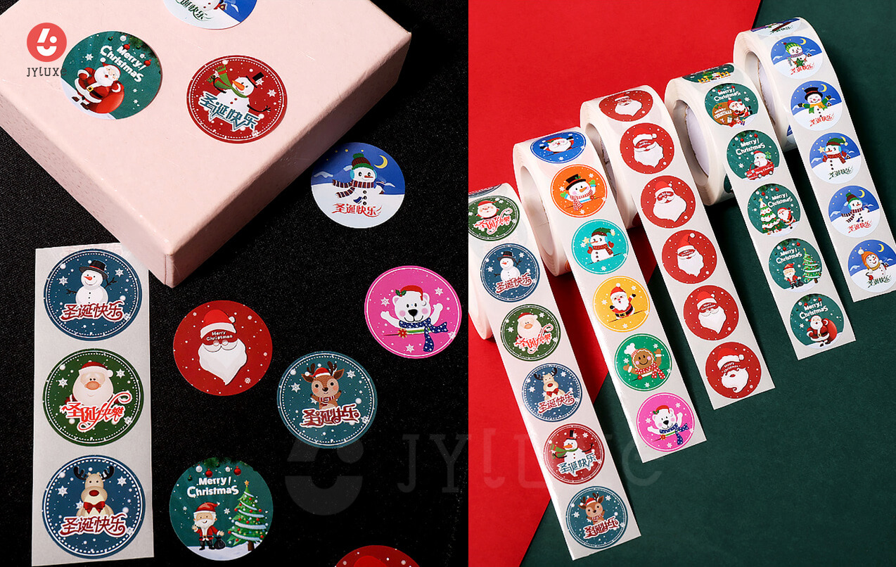 Bulk Printed Christmas Stickers
