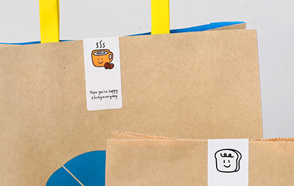 Lebensmittel-Versiegelungsetiketten - Verpackungsverschlüsse für Gastronomie