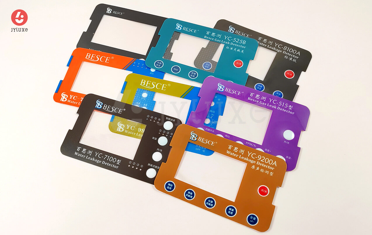 Control Panel Stickers with Identification Buttons - Graphic Overlays