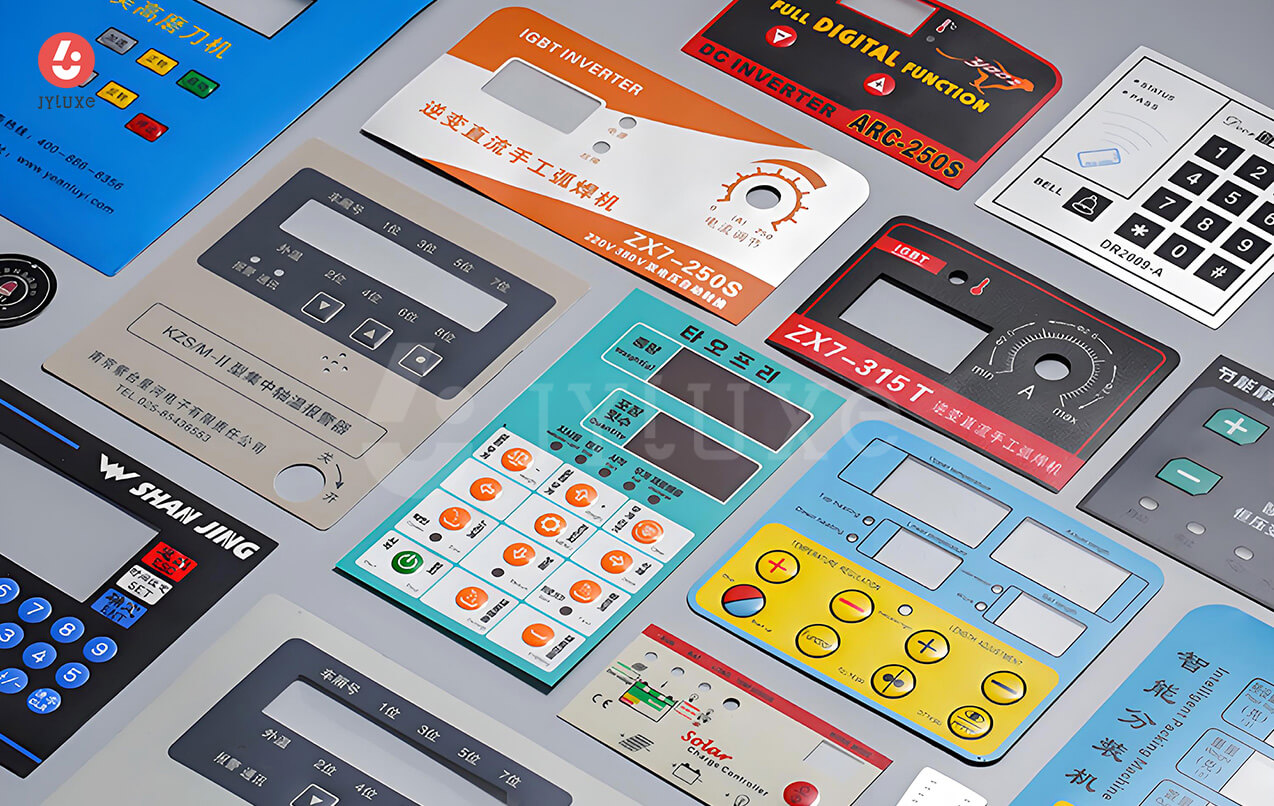 Control Panel Stickers with Identification Buttons - Graphic Overlays