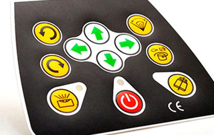Home Appliance Control Panel Stickers - Graphic Overlays