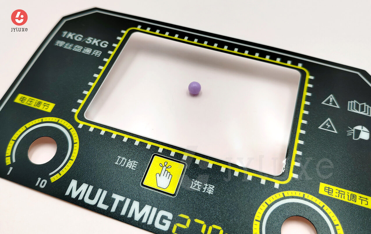 Machine Interface Control Panel Film Stickers with Transparent Windows