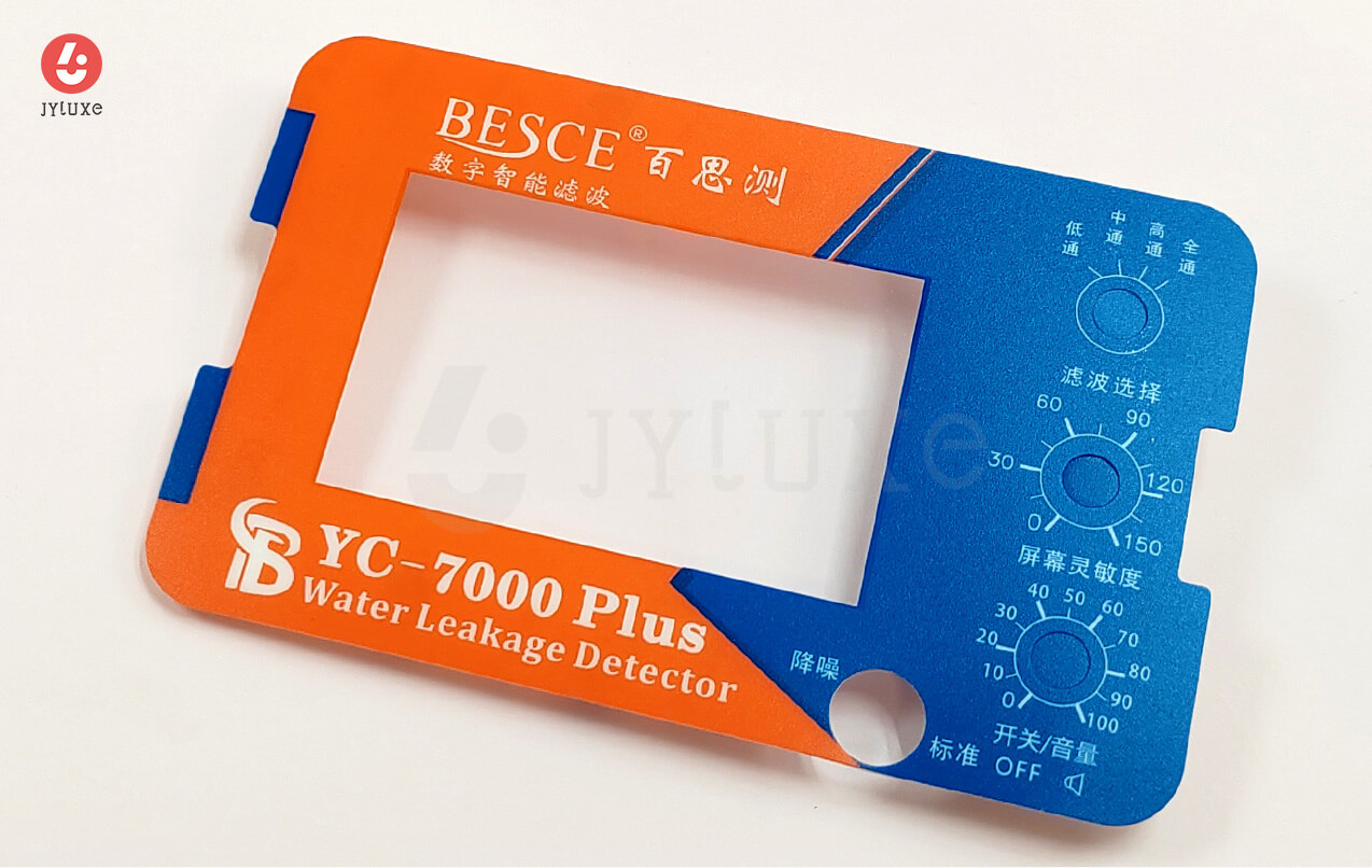 Machine Interface Control Panel Film Stickers with Transparent Windows