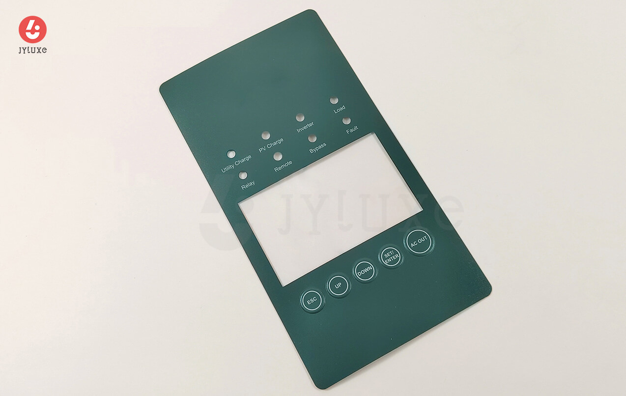 Machine Interface Control Panel Film Stickers with Transparent Windows