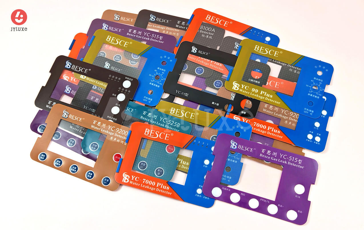 Machine Interface Control Panel Film Stickers with Transparent Windows