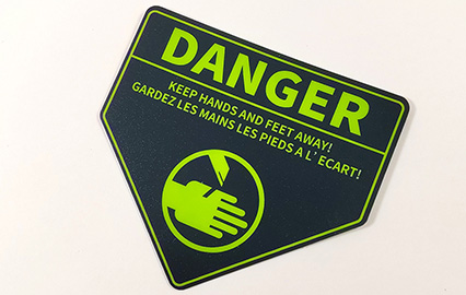 Self-Adhesive Battery Nameplates, Warning Labels & Vinyl Stickers
