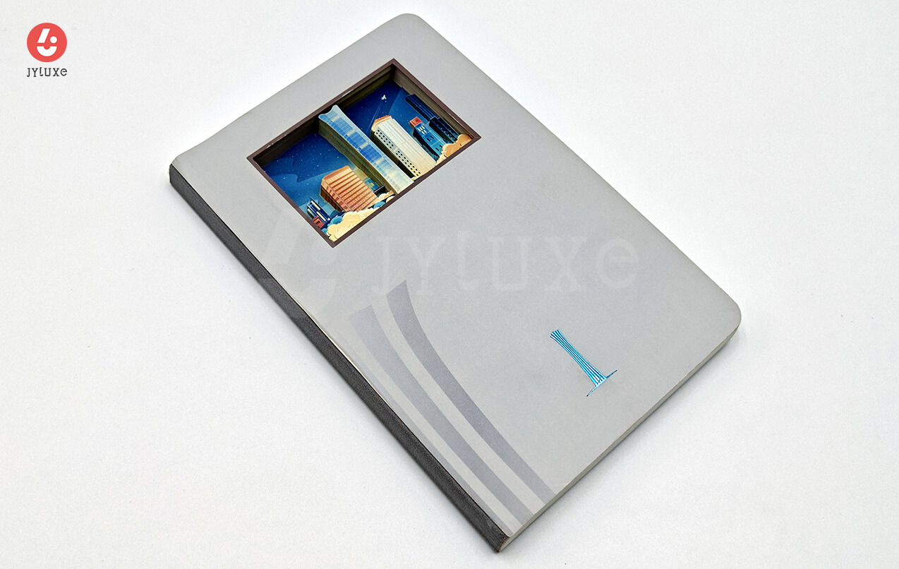 Impresión de Cuaderno Hueco Creativo Troquelado y Journal Personalizado
