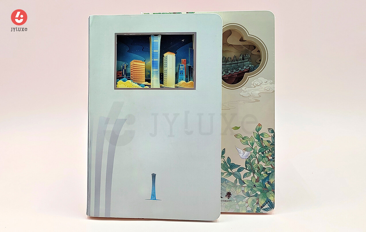 Impresión de Cuaderno Hueco Creativo Troquelado y Journal Personalizado