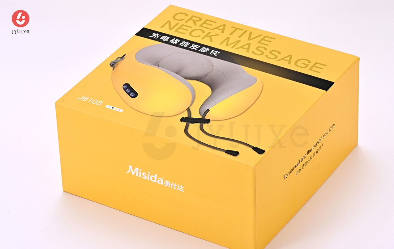 マッサージピロー包装箱 - 首肩マッサージ器カスタムギフトボックス