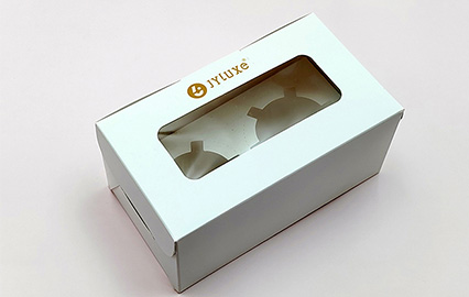 マフィンボックス - ロゴ入りカスタムクッキー包装