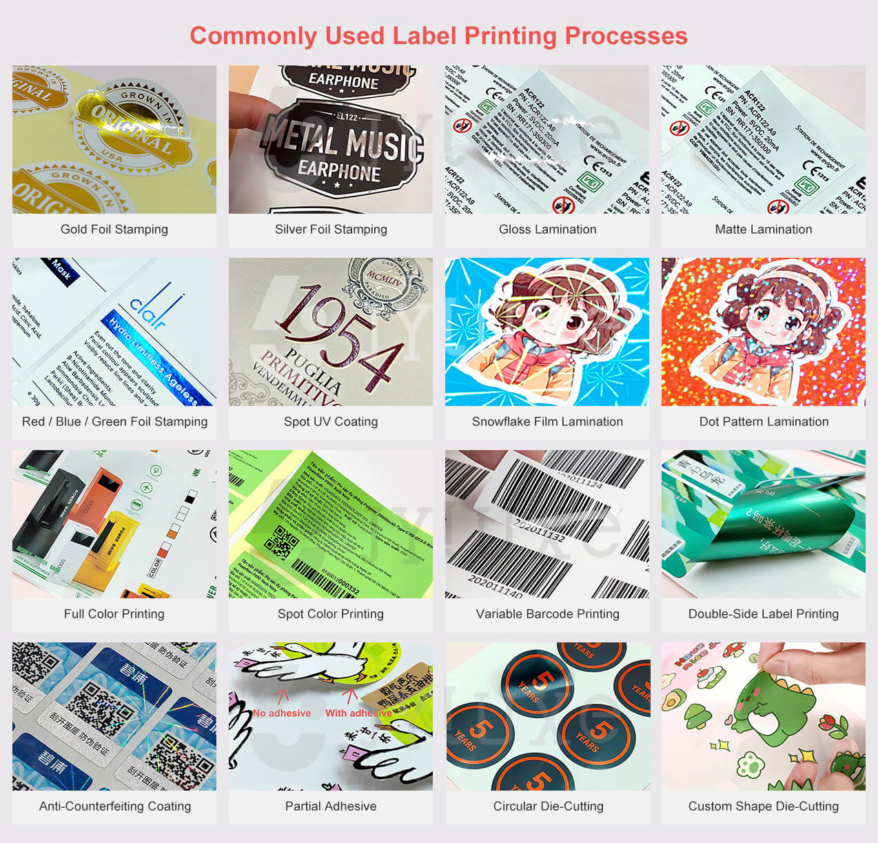 Custom Printed Machinery-Equipment Usage Labels